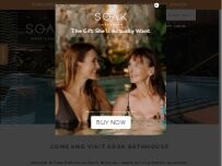 Website Screenshot Soak Bathhouse - South Yarra