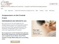 Website Screenshot Peter and Teresa Apte - Acupuncture and Chinese Medicine
