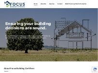 Website Screenshot Focus Building Certifiers