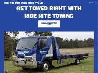 Website Screenshot Ride Rite Towing