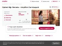 Website Screenshot Optiek Nijs Herzele - Amplifon Servicepunt