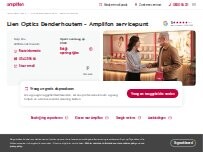 Website Screenshot Lien Optics Denderhoutem - Point de service Amplifon