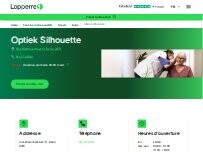 Website Screenshot Optiek Silhouette