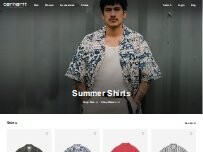 Website Screenshot Carhartt WIP Store Antwerp