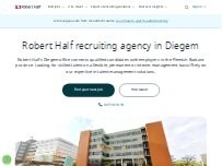 Website Screenshot Robert Half® Recruitment Agency