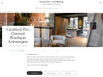 Website Screenshot Schaap en Citroen Antwerpen Certified Pre-Owned