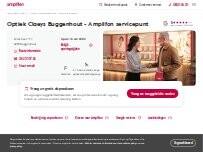 Website Screenshot Optiek Claeys Buggenhout - Amplifon servicepunt