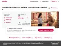 Website Screenshot Optiek Den Brilleman Stekene - Amplifon servicepunt -