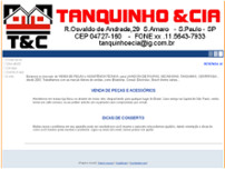 Screenshot for http://www.tanquinhoecia.com.br