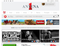 Screenshot for http://www.antena1.com.br