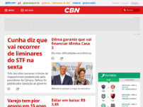 Screenshot for http://www.radiocbn.com.br