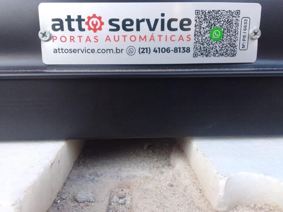 Images Atto Service Porta de Enrolar Automática Porta de Vidro Automática Porta Americana