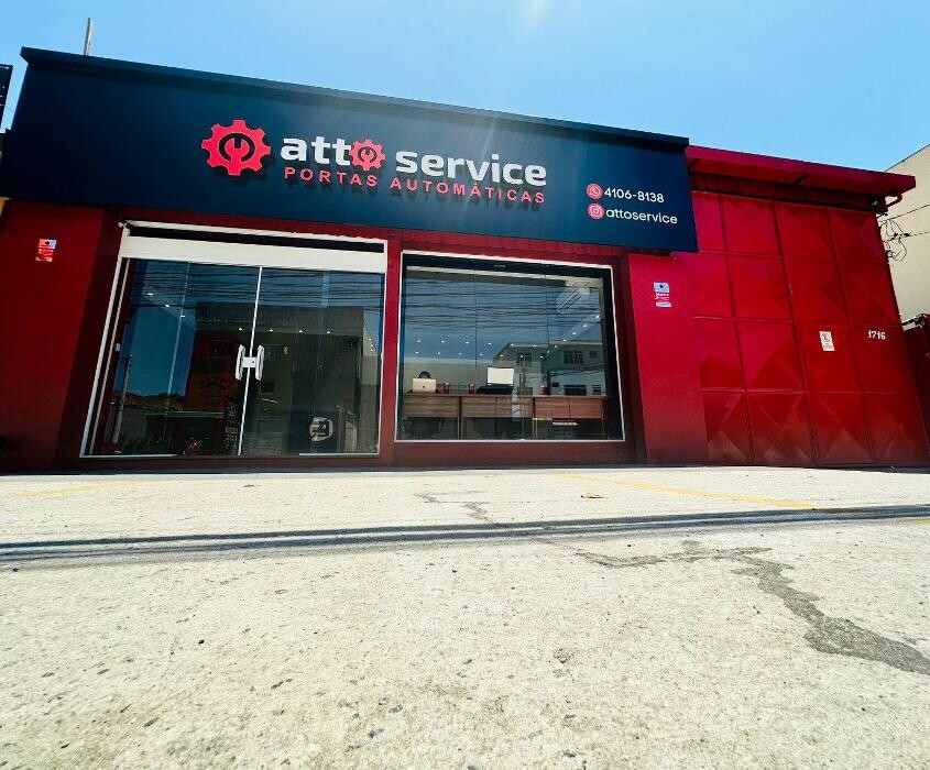 Images Atto Service Porta de Enrolar Automática Porta de Vidro Automática Porta Americana