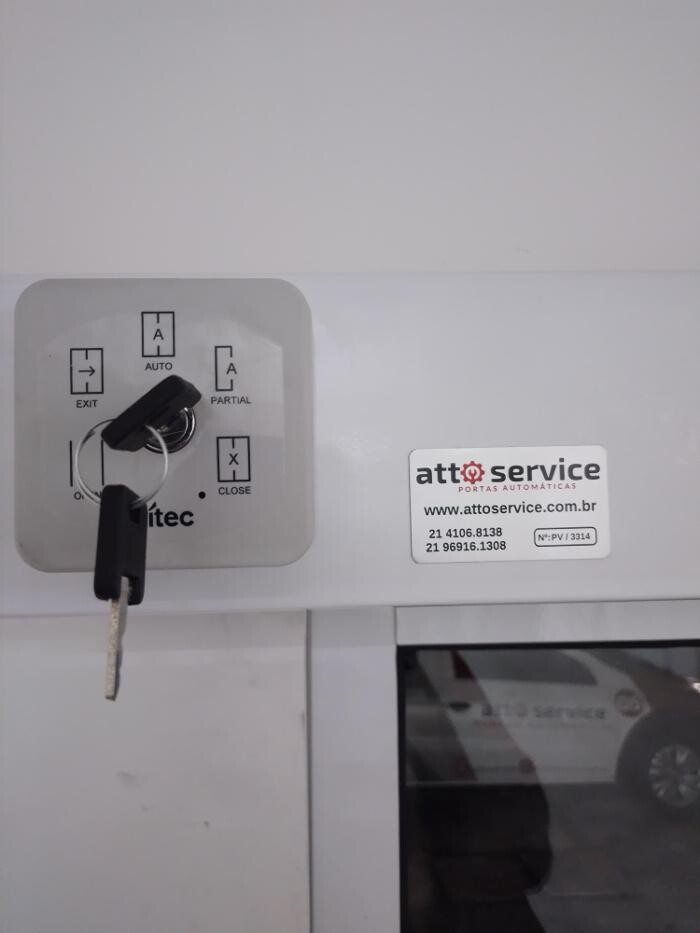 Images Atto Service Porta de Enrolar Automática Porta de Vidro Automática Porta Americana