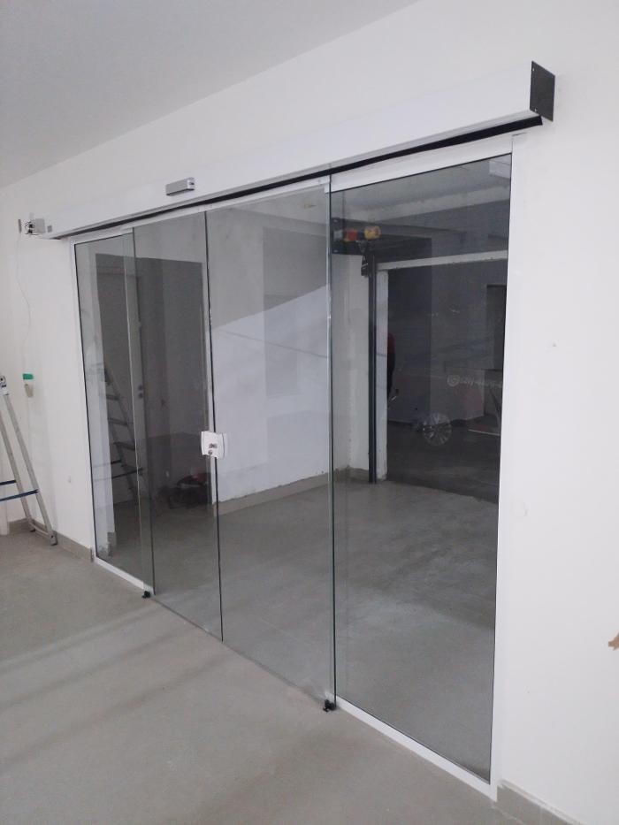 Images Atto Service Porta de Enrolar Automática Porta de Vidro Automática Porta Americana