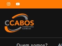 Website Screenshot Ccabos Condutores Elétricos Ltda