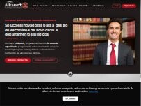 Website Screenshot Alkasoft Software Jurídico