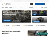 Website Screenshot MagTek Ímãs e Equipamentos Magnéticos