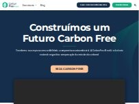 Website Screenshot Carbon Free Brasil