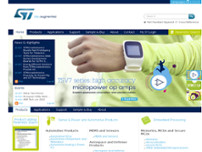 Screenshot for http://www.st.com