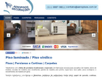Screenshot for http://www.aeropisos.com.br