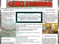 Screenshot for http://www.gessoermelino.com.br