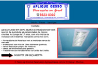 Screenshot for http://www.apliquegesso.com.br