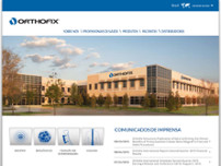 Screenshot for http://www.orthofix.com.br