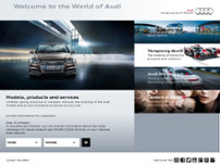 Screenshot for http://www.audi.com