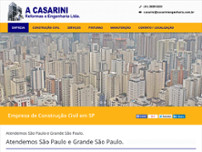 Screenshot for http://www.casariniengenharia.com.br