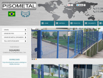Screenshot for http://www.pisometal.com.br