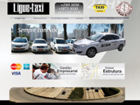 Screenshot for http://www.liguetaxi.com.br