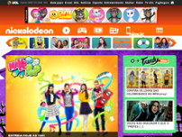 Screenshot for http://www.mundonick.com.br