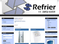 Screenshot for http://www.refrier.com.br