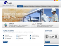 Screenshot for http://www.projelengenharia.com.br