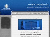 Screenshot for http://www.aabaserralheria.com.br
