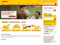 Screenshot for http://www.dhl.com