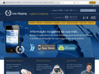 Screenshot for http://www.asiashipping.com.br