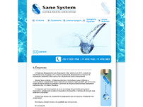 Screenshot for http://www.sanesystem.com.br