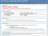 Screenshot for http://www.axelps.com.br