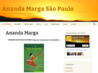 Screenshot for http://www.anandamargasp.org.br