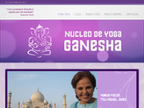 Screenshot for http://www.nucleodeyogaganesha.com.br