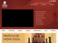 Screenshot for http://www.vidyayoga.org