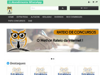 Screenshot for http://www.rateiodconcursos.com.br/