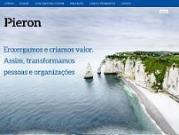 Screenshot for www.pieron.com.br