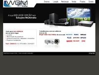 Screenshot for www.wgmaudiovisual.com.br