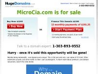 Screenshot for www.microcia.com
