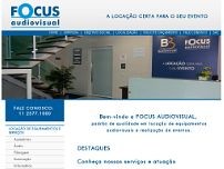 Screenshot for www.focusaudiovisual.com.br
