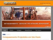 Screenshot for www.projestaka.com.br