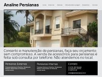 Screenshot for www.analinepersianas.com.br